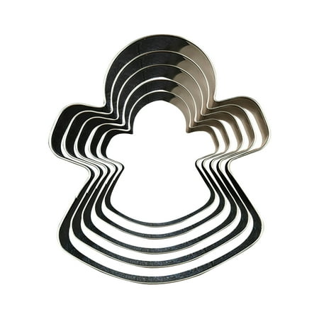 

Christmas Home Christmas Cookie Molds Cake Baking DIY Tool Set Christmas Stainless Steel Molds 5Piece Set