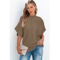 thumbnail image 6 of Redhotype Elegant Mock Neck Knit Sweater - Versatile Layering Must-Have, 6 of 6