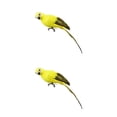 thumbnail image 3 of VONKY Simulation Parrot Statue Party Favors for Tree Yard Patio Home Lawn Wall Yellow 25x7cm 2Set, 3 of 6