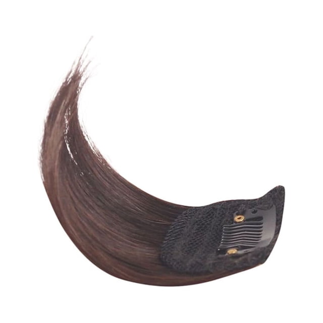 Coussin de Cheveux Réel Mode Perruque Frange Couverture Chauve Résistant à la Chaleur Anti-Cheveux Réels, Attrape les Cheveux