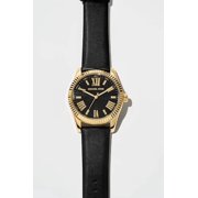 Michael Kors by Michael Kors Womens Lexington Stainless Steel Bracelet Wristwatch, Navy and Gold