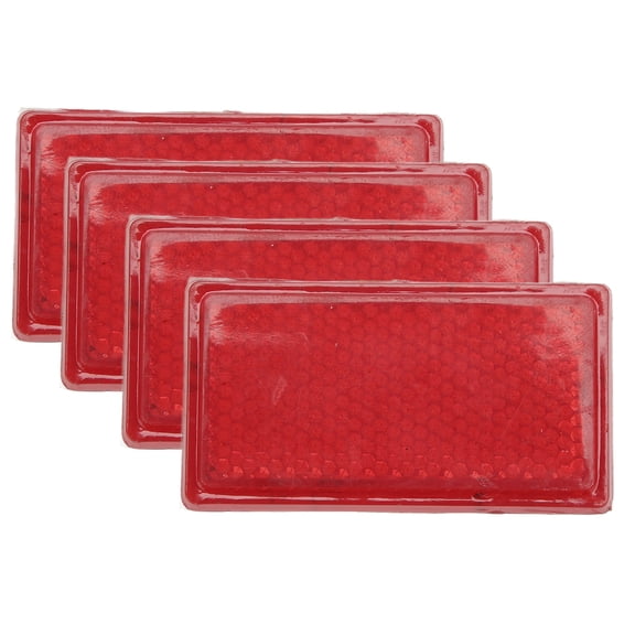 Reflector, Strong Adhesive High Visibility Car Reflective False Light 4PCS/Set Waterproof Universal For Trucks Trailers RVs Marines