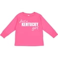 thumbnail image 3 of Inktastic Just a Kentucky Girl Born and Raised Girls Long Sleeve Toddler T-Shirt, 3 of 5