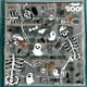 thumbnail image 1 of ER 6 Creative Funn Halloween Horror Skeleton Pegatinas electrostáticas brillar Electrónica, 1 of 5