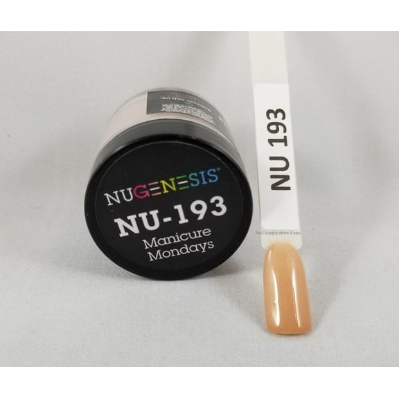 NUGENESIS Nail Color Dip Dipping Powder 1oz/jar - NU193 MANICURE MONDAYS