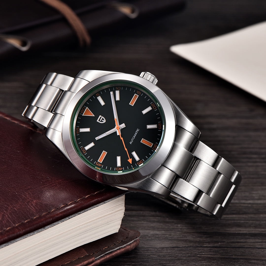 PAGANI DESIGN Men's Automatic Watches Luxury Mechanical Business Sports full Stainless Steel Wrist Watch for Men NH35A Movement
