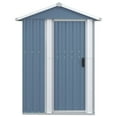 thumbnail image 3 of vidaXL Garden Shed Storage House Tool Equiment Organizer Galvanized Steel, 3 of 7