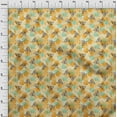 thumbnail image 3 of oneOone Cotton Silk Pale Yellow Fabric Geometric Sewing Craft Projects Fabric Prints By Yard 42 Inch Wide, 3 of 4