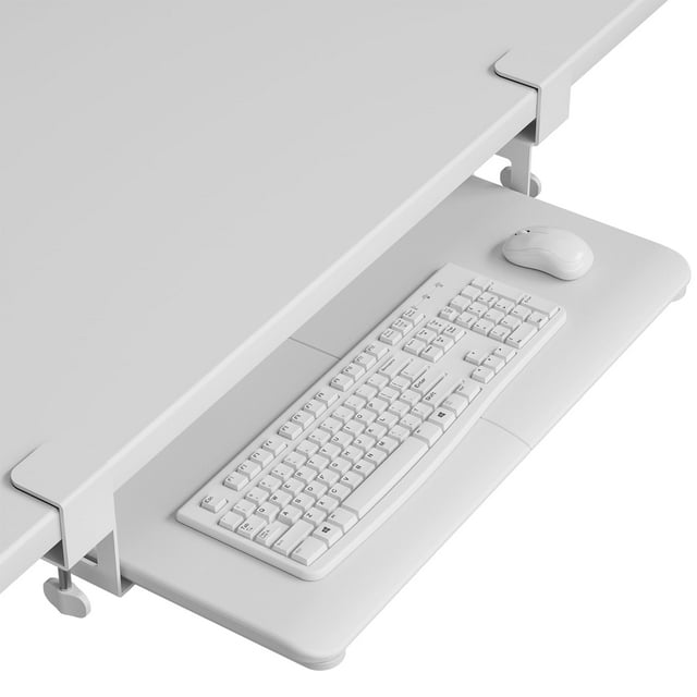 Bandeja para Teclado Bajo Escritorio BONTEC KMT01 65 x 30 cm Blanca