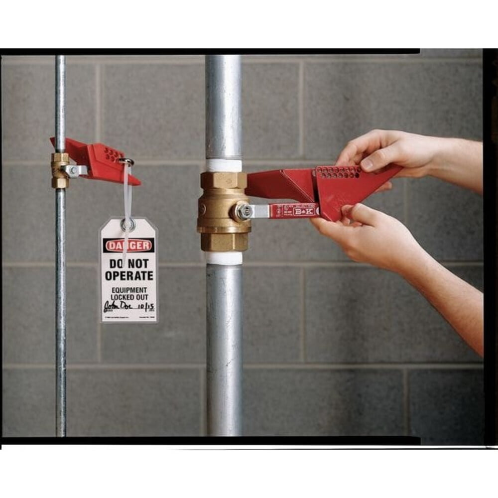 Brady Ball Valve Lockout,Fits 1-1/4 to 1 In. 65692 - Walmart.com