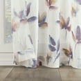 thumbnail image 5 of No.918 Ellie Floral Print Sheer Rod Pocket Curtain Panel, 51"x63", Multicolored, 5 of 6