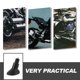 thumbnail image 3 of FUTUREORYY Base Para Caballete De Motocicleta En Color Negro Compatible Con Varios Con Estructura Robusta, 3 of 7