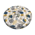 thumbnail image 6 of Uemuo Hawaiian Style Pattern Round Bar Stool Seat Covers Washable Stool Cushion Slipcover Elastic Bar Chair Covers-12 inch, 6 of 7