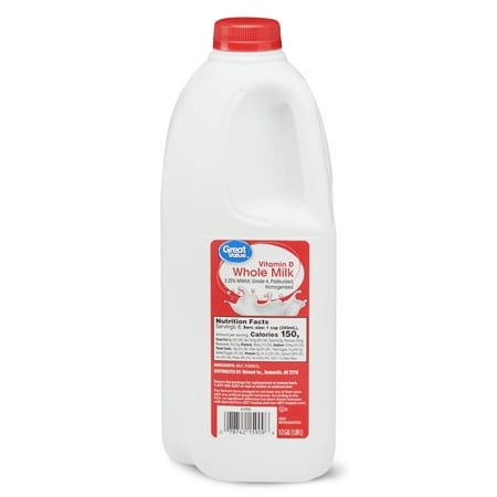 Great Value Vitamin D Milk, 0.5 gal