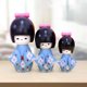 thumbnail image 5 of 3 Uds Muñeca Japonesa Creativa Regalo Coleccionable Muñecas Decoración Hecha a Mano Adornos para Decoración Adornos Navidad Regalos de Mesa Azul SM SunniMix muñecas japonesas, 5 of 8