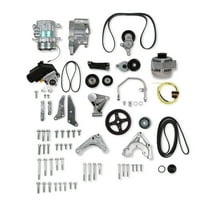 Holley 20-163 Low Mount LSA Complete Accessory Drive Alt, P/S & A/C - Natural Finish