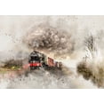 thumbnail image 2 of Bolokofsky, Ronald 14x11 Black Ornate Wood Framed with Double Matting Museum Art Print Titled - Last Train To Clarkesville II, 2 of 4
