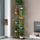 thumbnail image 1 of Qinaqin 8 Niveles Metálico Plant Soporte Tiered 9 Potted Corner Rack Flower Pot cm de Profundidadisplay Estante para Garden Patio Lawn Balcony Living Sala Marrón, 1 of 7