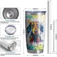 thumbnail image 4 of Dachshund Gift for Women/Men,Dachshund Insulated Tumbler Stainless Steel 20 oz, 4 of 5