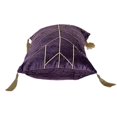 thumbnail image 3 of Parkland Collection PILL21273P Zella Transitional Dark Purple Rectangle Throw Pillow, 3 of 6
