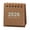 brown, variant on 2026 Twin-Coil Desk Calendar 19-Month Planner Jun 2025-Dec 2026 for Home Scheduling & Notes