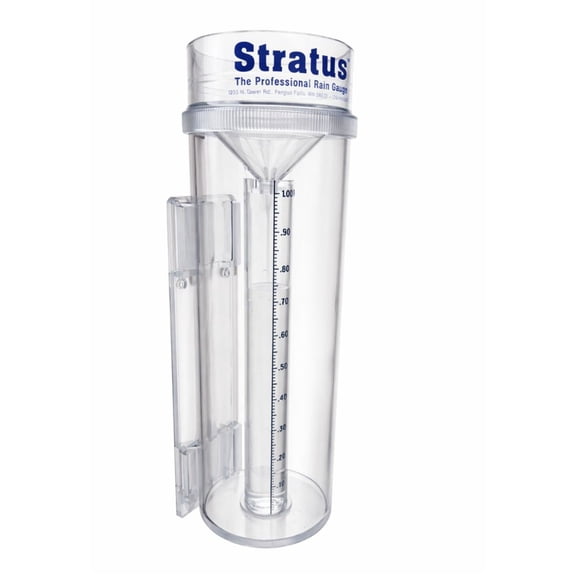 Stratus Precision Rain Gauge – Professional 0.01" Accuracy, All-Weather, Made in USA
