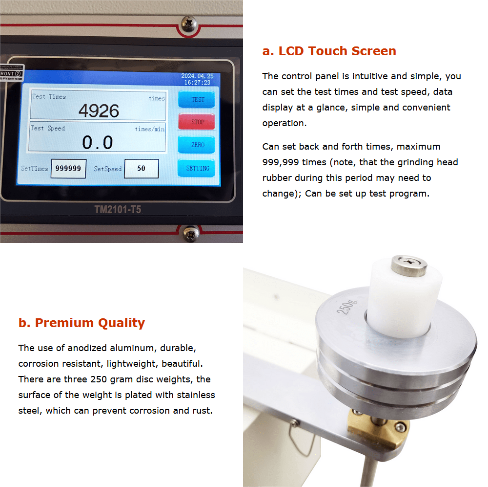 Linear Wear Scratch Tester Machine 110V