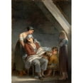 thumbnail image 2 of Pierre-Paul Prud'hon 19x24 Gold Ornate Framed and Double Matted Museum Art Print Titled - A Family in Desolation (A Grievance-Stricken Family) (1821), 2 of 4