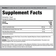 Vitamin C 500 mg with Rose Hips | 250 Caplets | with Bioflavonoids | by Lindberg