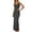 *Black, variant on Women's Sleeveless Crew Neck Bodycon Maxi Tank Dress,Ladies Casual Form-Fitting Long Dress,Stretchy Summer Beach Party Floor-Length Dress For Women,Sky Blue,S-3XL