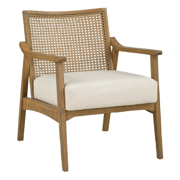 OSP Home Furnishings Alania Armchair in Linen Coastal Wash
