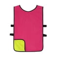 thumbnail image 2 of TOPTIE Reversible Soccer Pinnies, Football Practice Jersey Soccer Vest for Adult and Youth-Lime/Hot Pink-L, 2 of 3