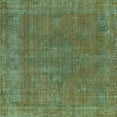 thumbnail image 1 of Ahgly Company Indoor Square Oriental Light Blue Industrial Area Rugs, 4' Square, 1 of 4