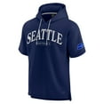 thumbnail image 2 of Unisex Fanatics  College Navy Seattle Seahawks Elements Ready Short Sleeve Pullover Hoodie, 2 of 3