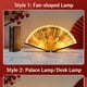 thumbnail image 5 of Lámpara de mesa plegable de madera con iluminación ambiental | Lámpara decorativa plegable para sala de estar | Iluminación cálida para escritorio, mesa o dormitorio, 5 of 9