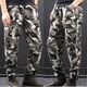 thumbnail image 5 of Pantalones largos, pantalones cargo para hombre, pantalones rectos ajustados con múltiples bolsillos, pantalones deportivos para exteriores, pantalones para hombre, 5 of 5