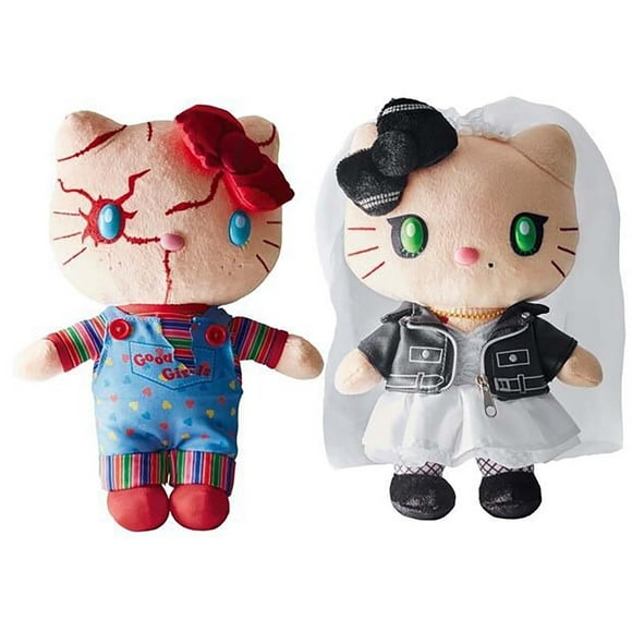 Dupuci 2pcs Chucky and Tiffany Plush Figure Toy Child's Play Chucky's Doll