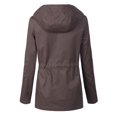 thumbnail image 4 of MixMatchy Women's Casual Safari Military Anorak Utility Hoodie Zip-Up Jacket, 4 of 4