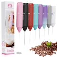 thumbnail image 1 of Milk Frother New England Stories - Potente dispositivo portátil, color rosa, 1 of 7
