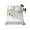 White, variant on Sage Green Eucalyptus Leaves Queen Size Flat Sheet, Wrinkleproof & Fadeproof Cooling Flat Bed Sheet Only, Summer Weeping Floral Botanical Breathable Soft Bedding Top Sheets 90 x 102 Inches