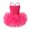 Red, variant on Povozer Kids Girls Ruffle Sleeve Ballet Dance Dress Dancewear Gymnastics Outfit(Black,4-5Y)