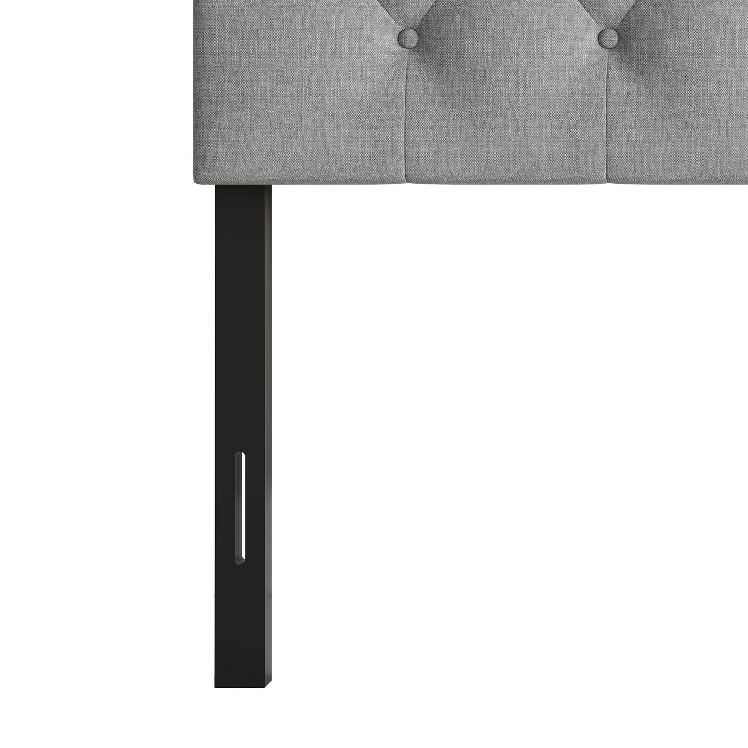 Home Design Gunnison Linen Upholstered Headboard with Button Tufted Design
