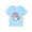 Blue Cat, variant on Girls Short Sleeve T-shirt Summer Tops Sweet Pink Cherry Disco Graphic Tees for Little & Big Girls Size 12/14