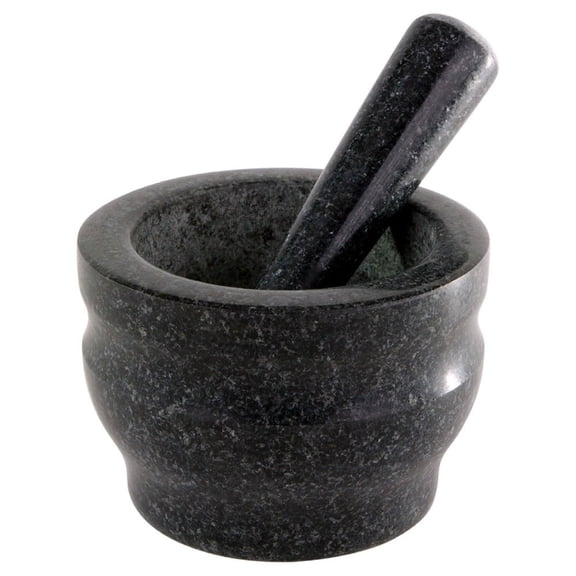 Cole & Mason Granite Mortar & Pestle Set, 8-Pound, Black
