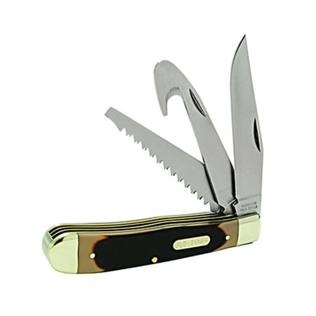 Old Timer Trapper - Old Timer Trapper Multi-Blades 3.25 in Blade Delrin Handle
