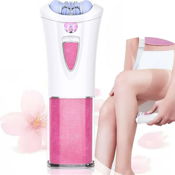 CLIQKWEN Glabrous Skin Epilator for Face – 2025 Upgrade with Root-Out Technology, Titanium Alloy Blade, & LED Light – 6 Weeks Smooth Skin, Waterproof, Hypoallergenic for Sensitive Skin