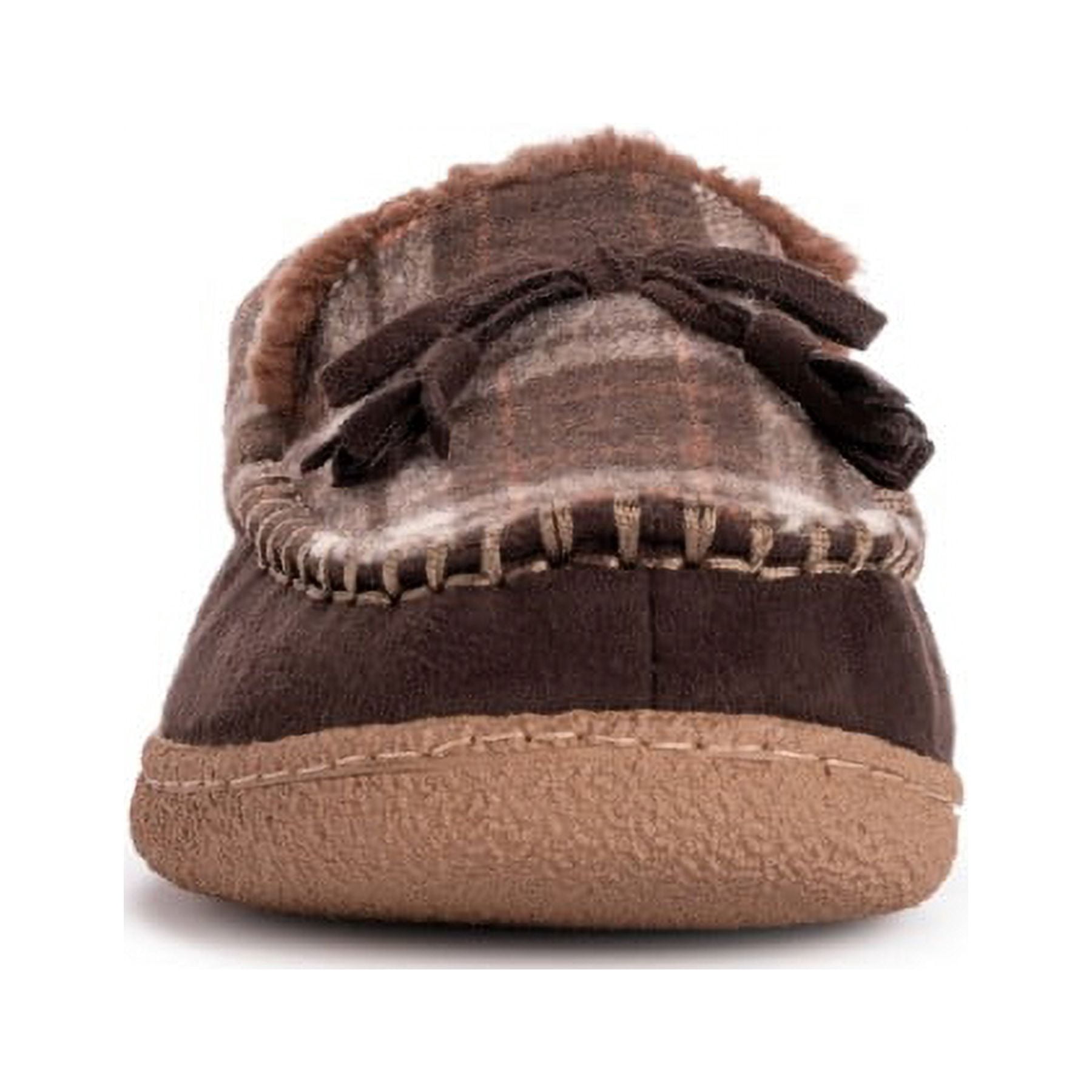 MUK LUKS Men's Tanver Slipper-Dark Brown 9