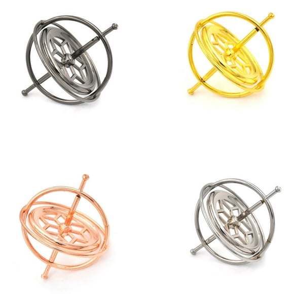 Metal Gyroscope Spinner Gyro Science Educational Learning Balance Stress Toys gift