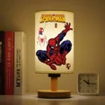 thumbnail image 4 of Lámpara de mesa de tela de araña de Marvel para niños, luz de noche de dibujos animados creativos de moda, lindo dormitorio, regalo de cumpleaños, cosplay de Spiderman, 4 of 5