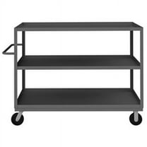 48 in. Rolling Service Cart, Gray - 3000 lbs
